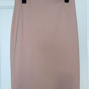 Blush Pencil Skirt